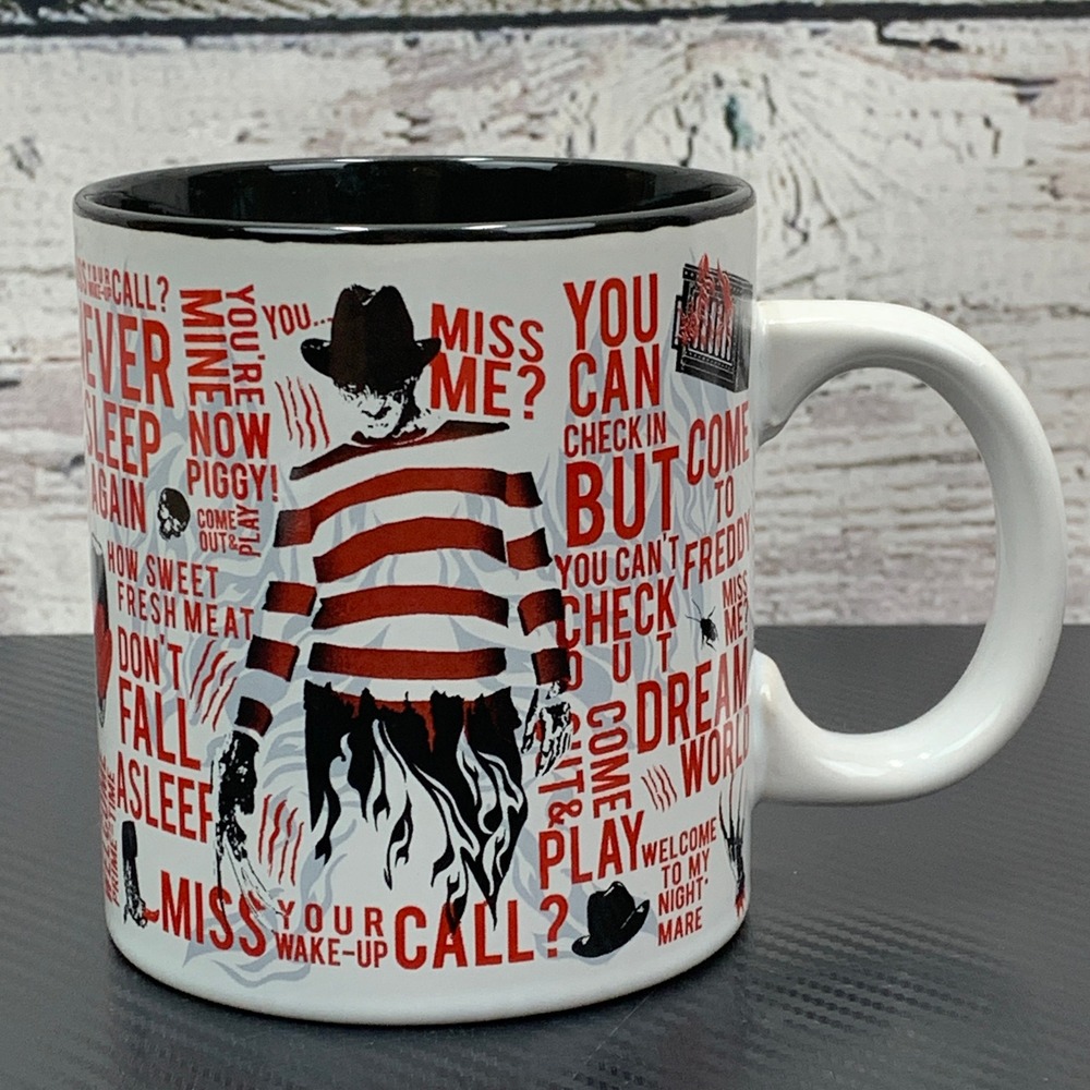 Nightmare on Elm Street Freddy Krueger Coffee Mug Ceramic Jumbo‎ 20 oz Unused
